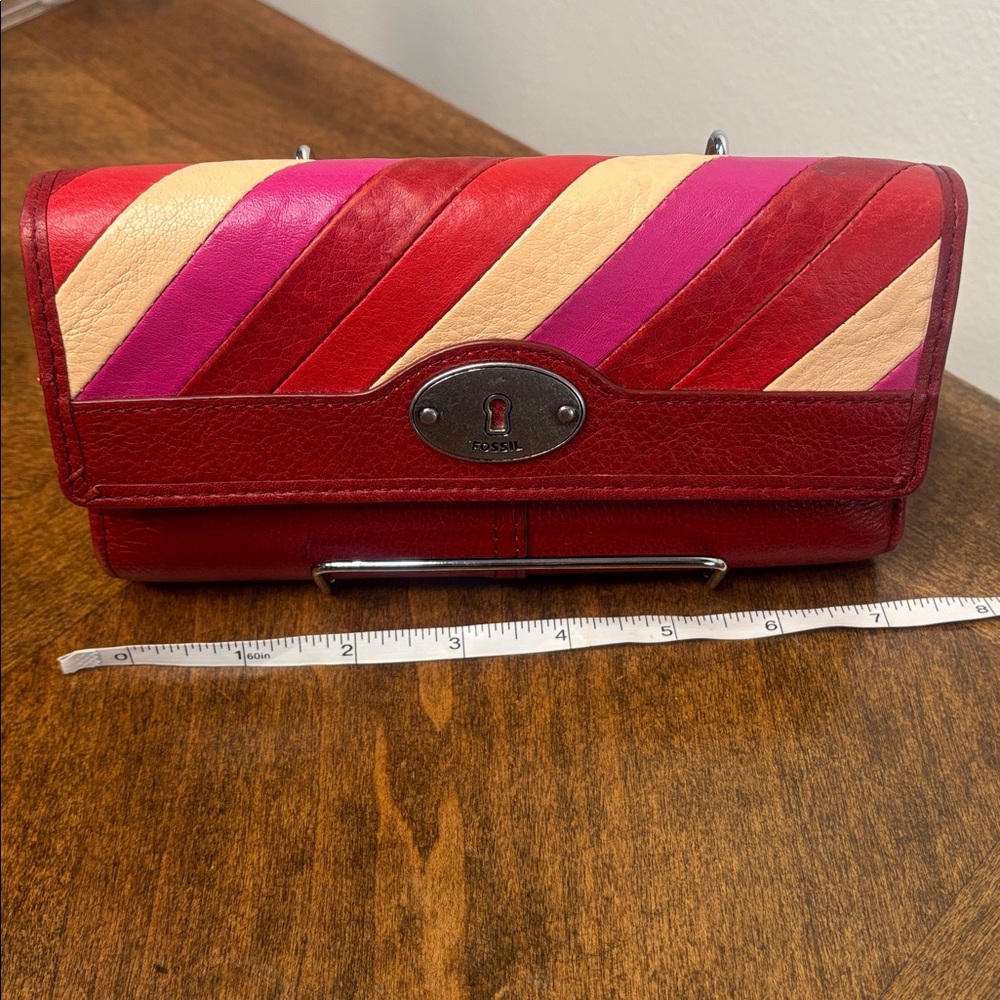 Fossil Women's Multicolor Full Leather Wallet - Picture 3 of 9